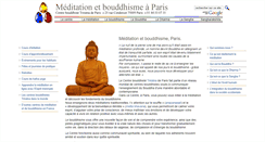 Desktop Screenshot of centrebouddhisteparis.org