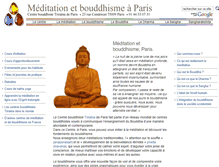 Tablet Screenshot of centrebouddhisteparis.org
